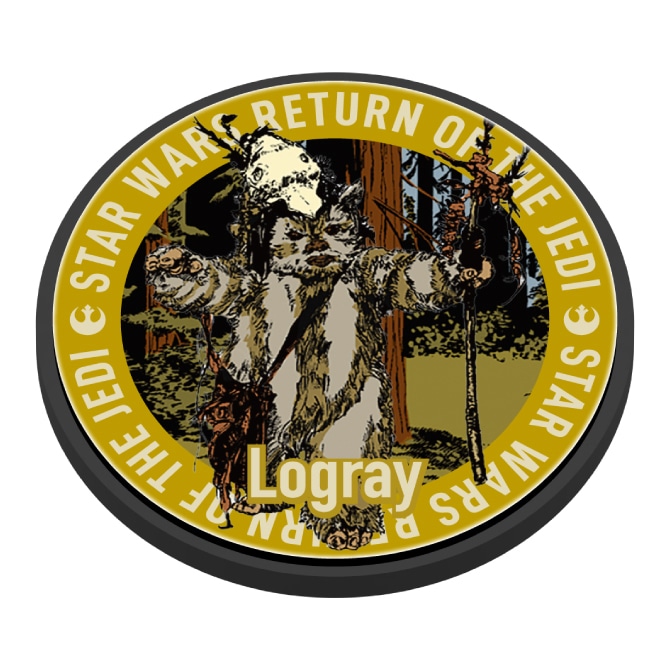 「Happyくじ / STAR WARS 『EWOKS』」G賞のラバーコースターイメージ