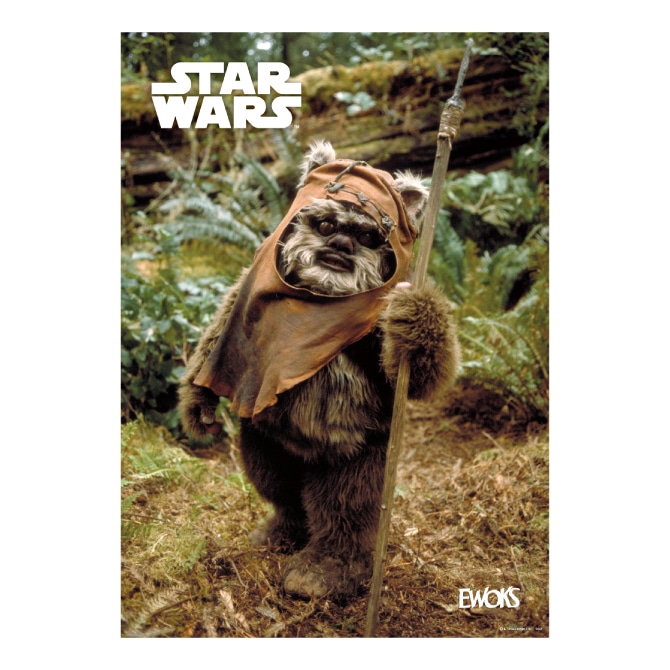 「Happyくじ / STAR WARS 『EWOKS』」H賞のポスターイメージ