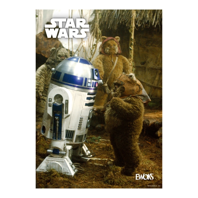 「Happyくじ / STAR WARS 『EWOKS』」H賞のポスターイメージ