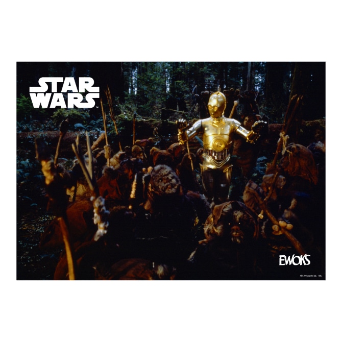 「Happyくじ / STAR WARS 『EWOKS』」H賞のポスターイメージ