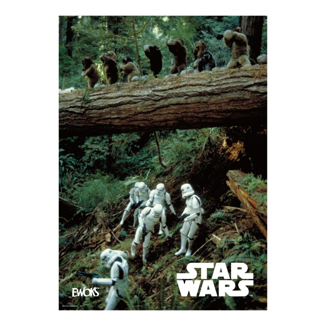 「Happyくじ / STAR WARS 『EWOKS』」H賞のポスターイメージ