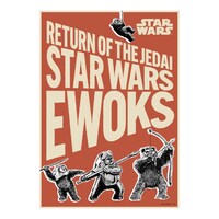 「Happyくじ / STAR WARS 『EWOKS』」H賞のポスターイメージ