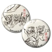 「Happyくじ / STAR WARS 『EWOKS』」I賞の缶バッジセットイメージ