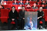 映画「災 劇場版」トークイベント付き試写会の様子。左から平瀬謙太朗、関友太郎、望月哲史