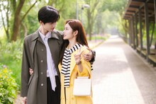 左からジャン・リンホー（張凌赫）演じるホー・スーイエ、シュー・ルオハン（徐若晗）演じるシェン・シーファン