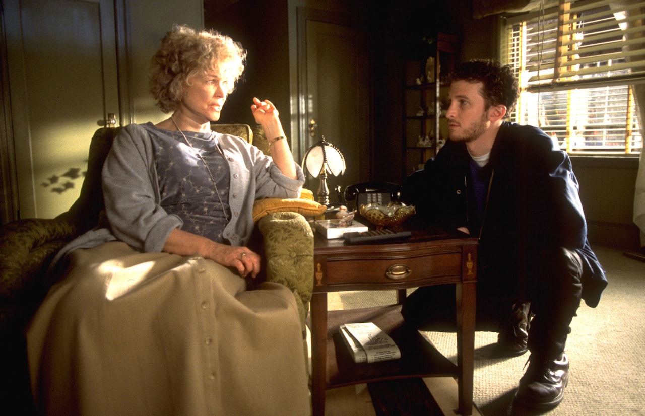 「レクイエム・フォー・ドリーム 4Kリマスター」メイキング写真。左からエレン・バースティン、監督を務めたダーレン・アロノフスキー