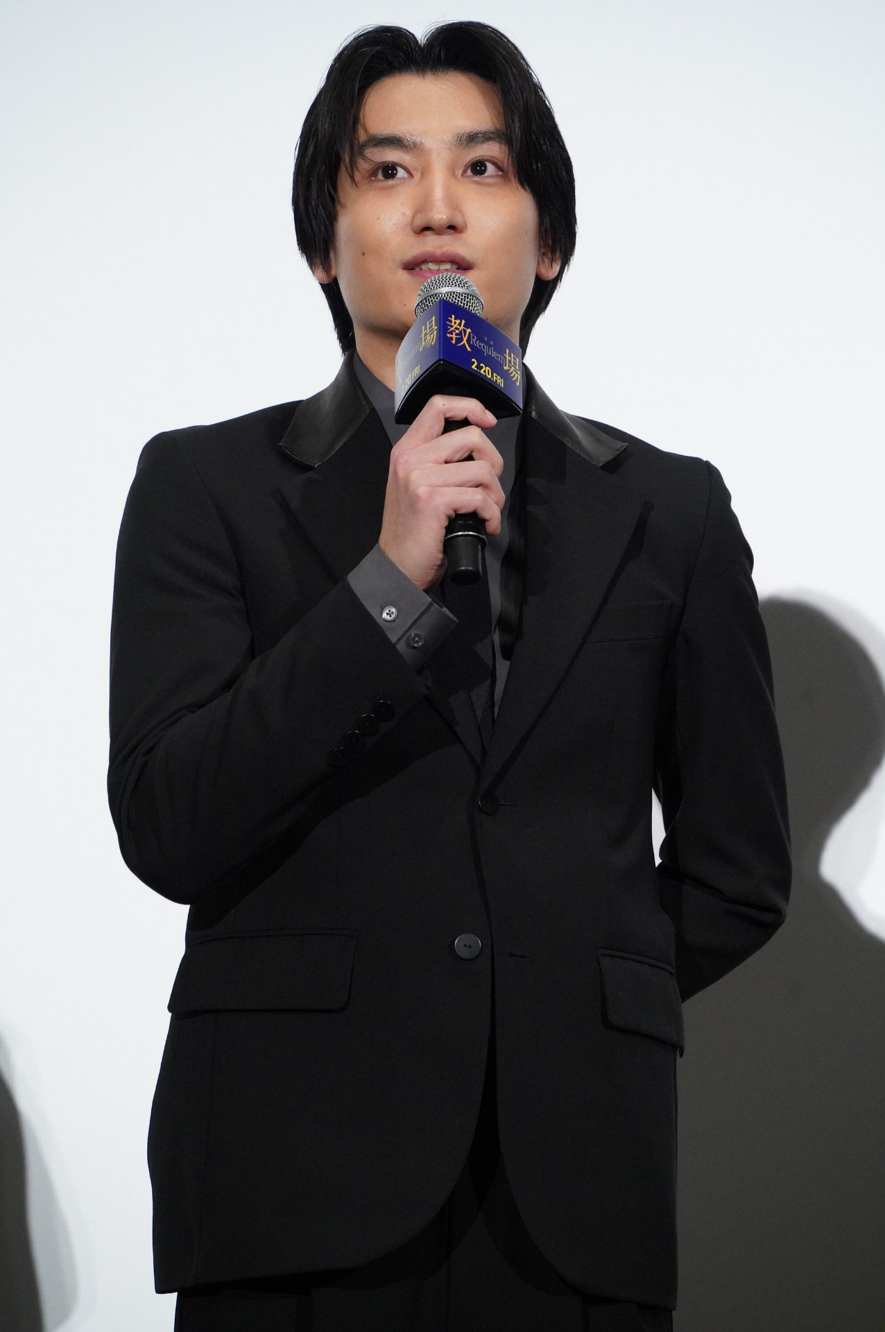 「教場 Requiem」完成披露舞台挨拶に登壇した金子大地