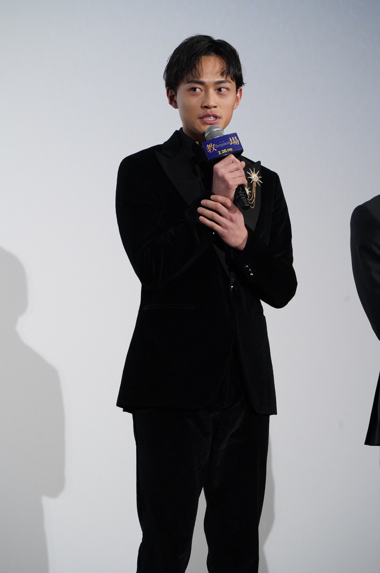 「教場 Requiem」完成披露舞台挨拶に登壇した中山翔貴