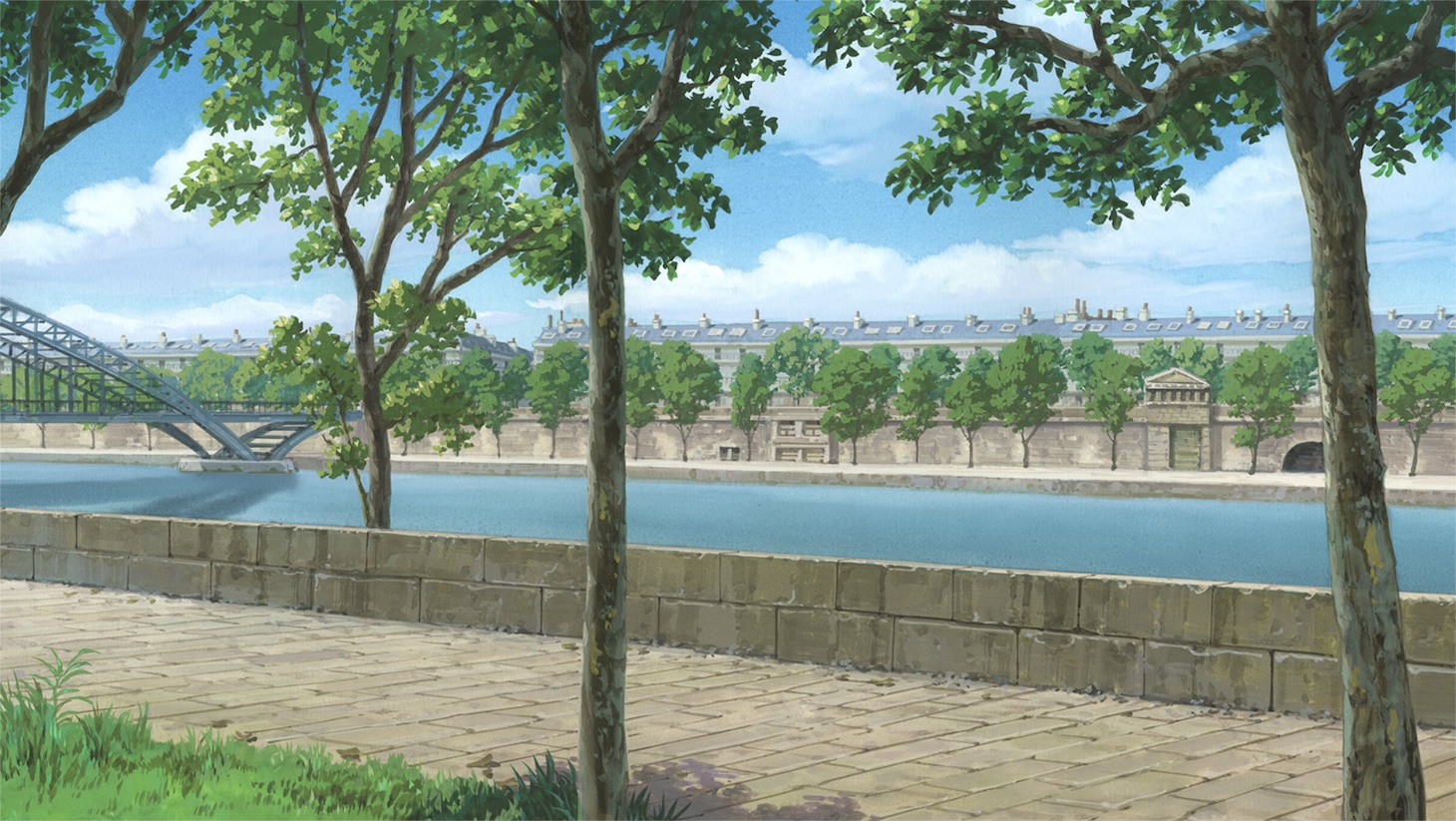 「パリに咲くエトワール」背景カット