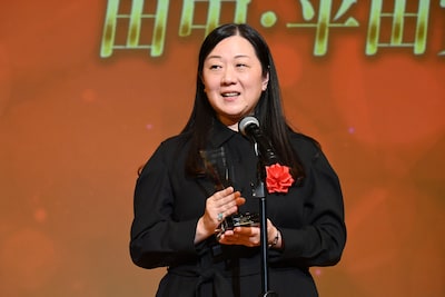 第50回エランドール賞でプロデューサー賞 （田中・平田賞）映画部門を受賞した「国宝」の村田千恵子