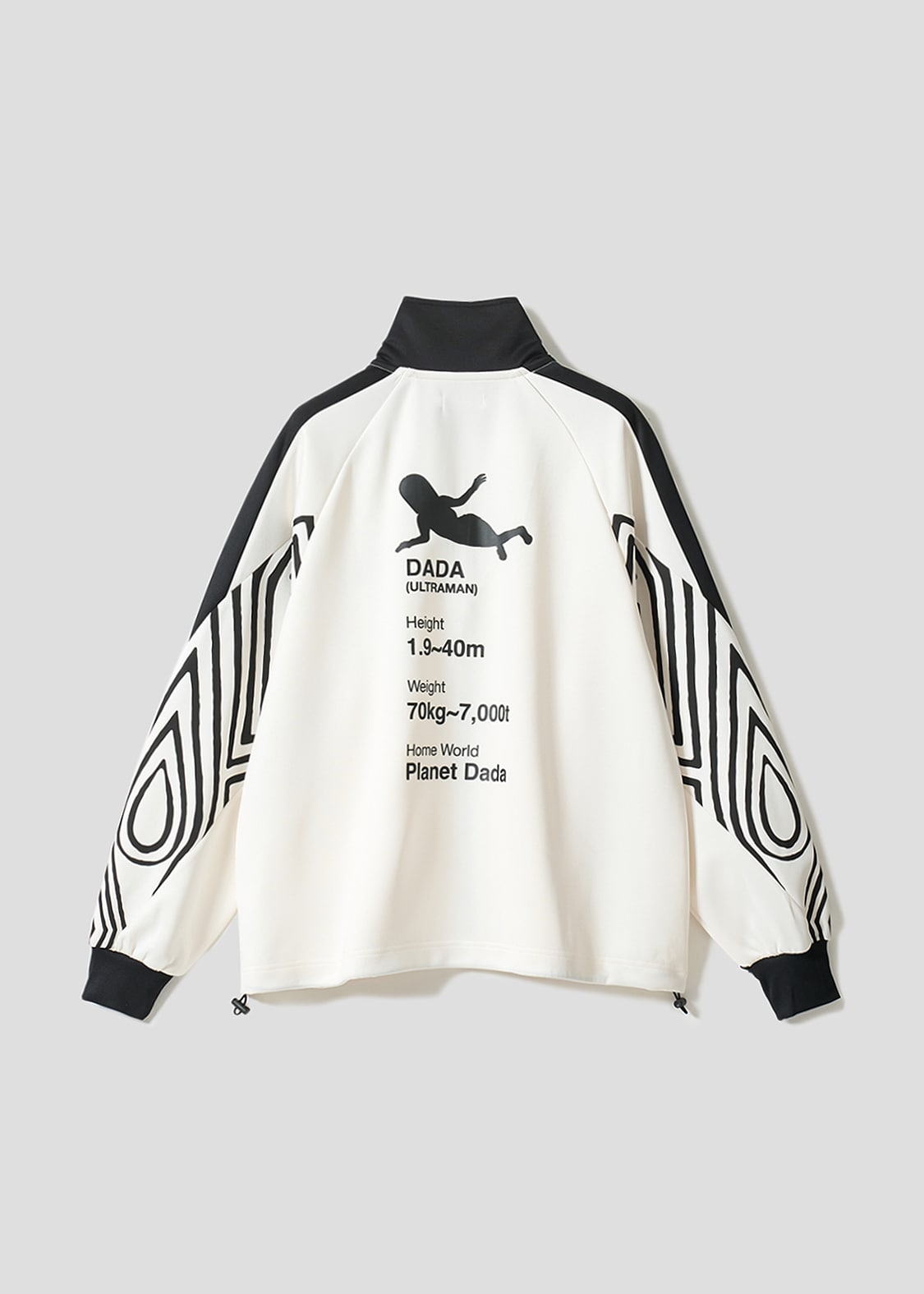 ダダ プロフィール｜トラックジャケット（税込8900円）©TSUBURAYA PROD