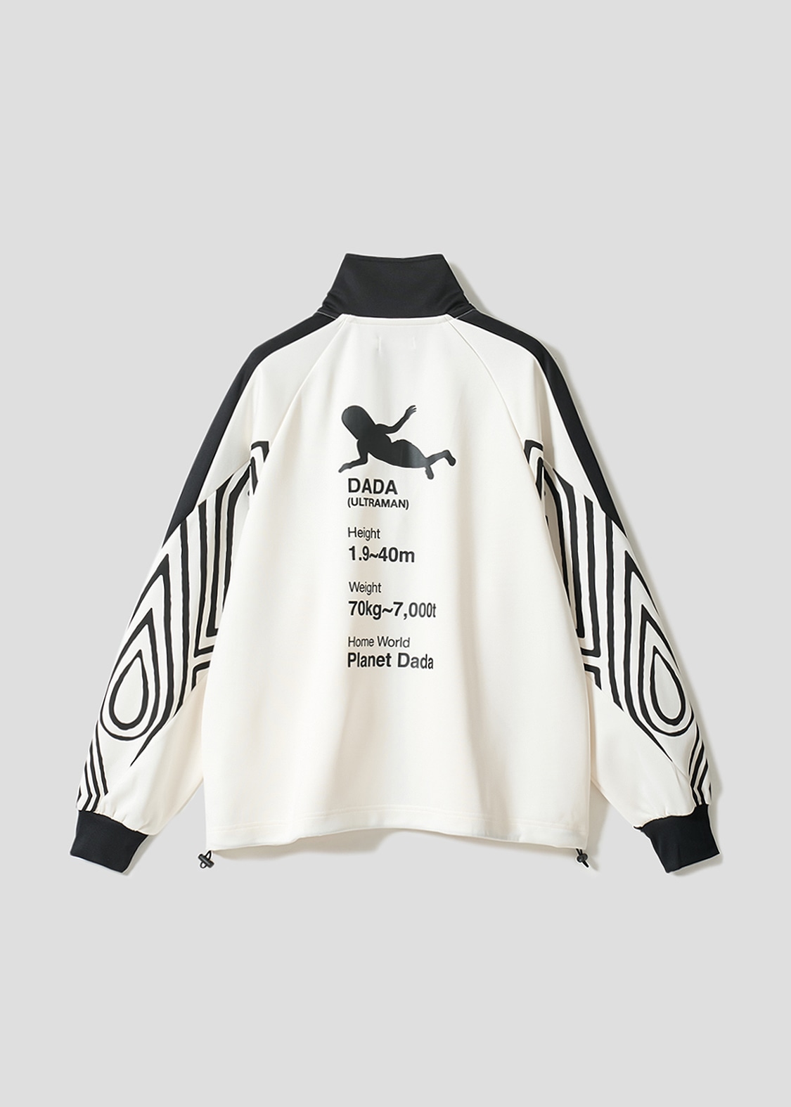 ダダ プロフィール｜トラックジャケット（税込8900円）©TSUBURAYA PROD.