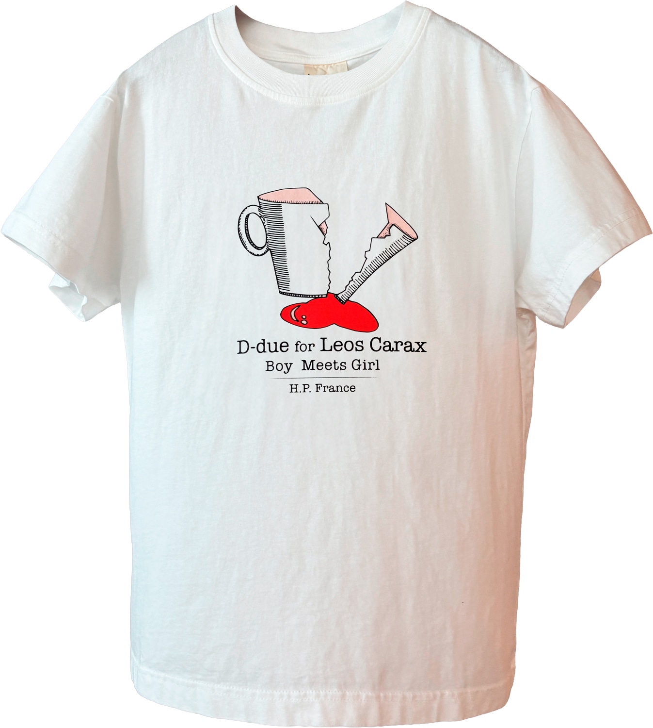 デ・ドゥエ × レオス・カラックス「ボーイ・ミーツ・ガール」コラボTシャツ（税込1万6500円）