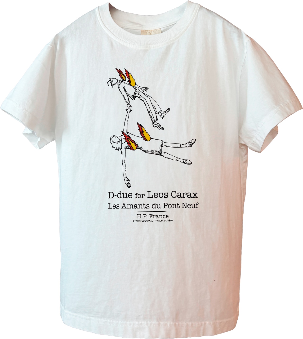 「ポンヌフの恋人」などレオス・カラックスの長編4作品、デ・ドゥエとのコラボTシャツ発売