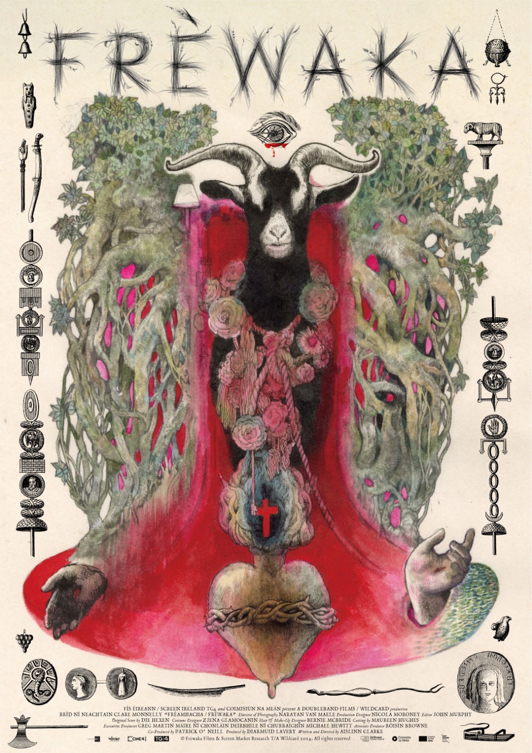 ヒグチユウコ×大島依提亜が手がけた「FRÉWAKA／フレワカ」ポスター解禁