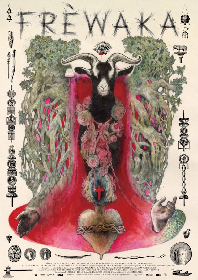 ヒグチユウコ×大島依提亜による「FRÉWAKA／フレワカ」オルタナティブポスター