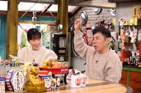 「おかべろ」2月7日放送回の様子。左から桜井ユキ、岡村隆史