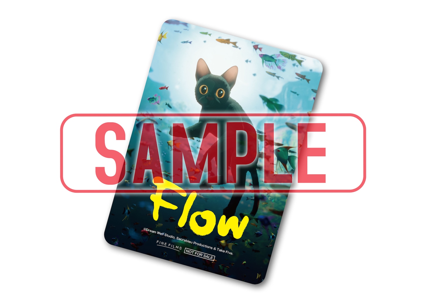 「Flow」猫の日限定再上映で配布される「猫ちゃんマグネット」