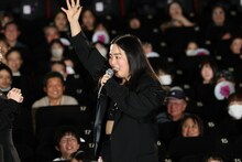 「禍禍女」初日舞台挨拶に登壇した、監督のゆりやんレトリィバァ