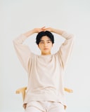 「AMUSE Audition 2025-26『私が撮りたかった俳優の原石展』」で展示される新原泰佑の撮り下ろしカット。オーディションでアンバサダーを務めた