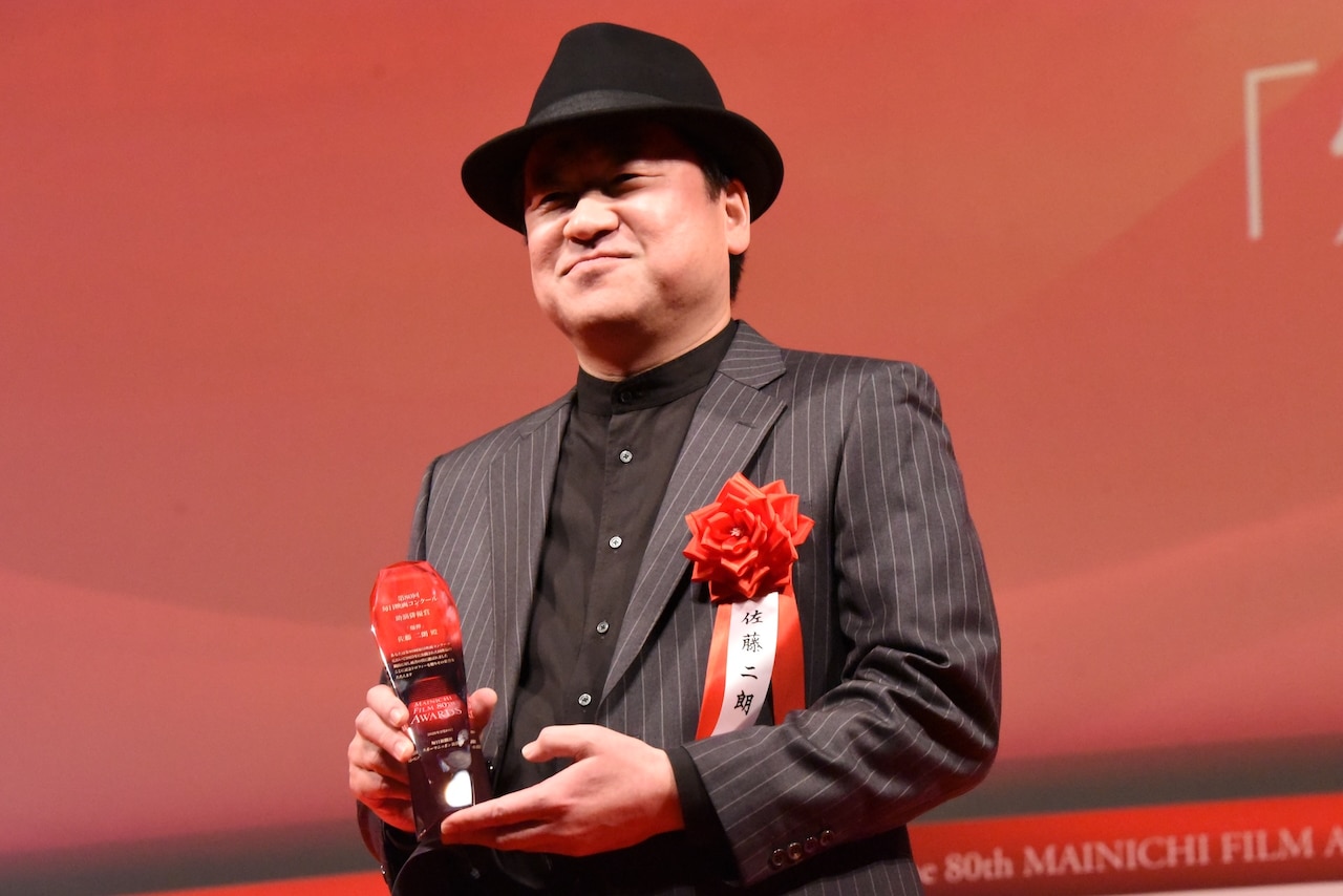 第80回毎日映画コンクール贈呈式より、助演俳優賞を受賞した 「爆弾」の佐藤二朗