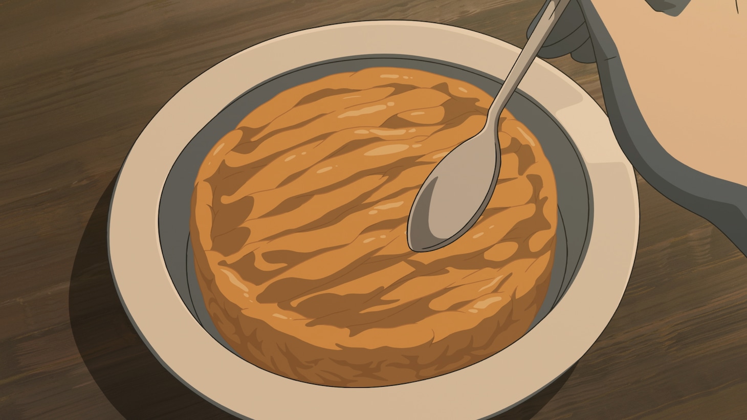 「パリに咲くエトワール」新場面カット。焼き立てのパイ