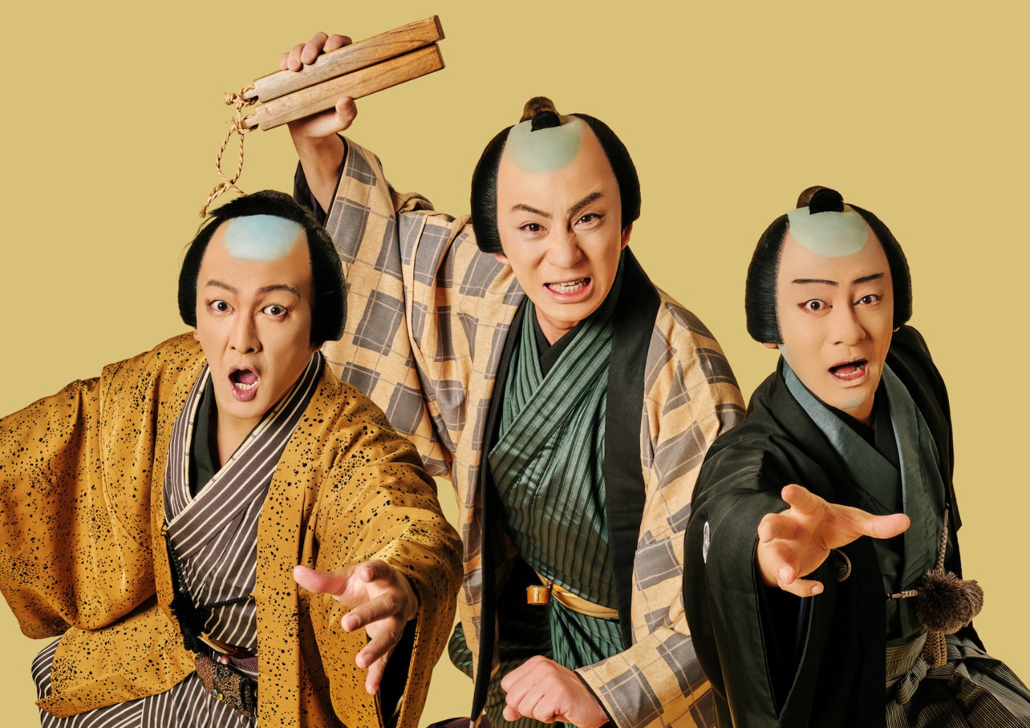 「三谷かぶき 歌舞伎絶対続魂 幕を閉めるな」ビジュアル