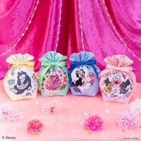 Happyくじ「Disney にゃん・にゃん・にゃん 」D賞の巾着ポーチ（全4種）