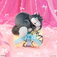 Happyくじ「Disney にゃん・にゃん・にゃん 」LAST賞 ルシファーのぬいぐるみ付きブランケット