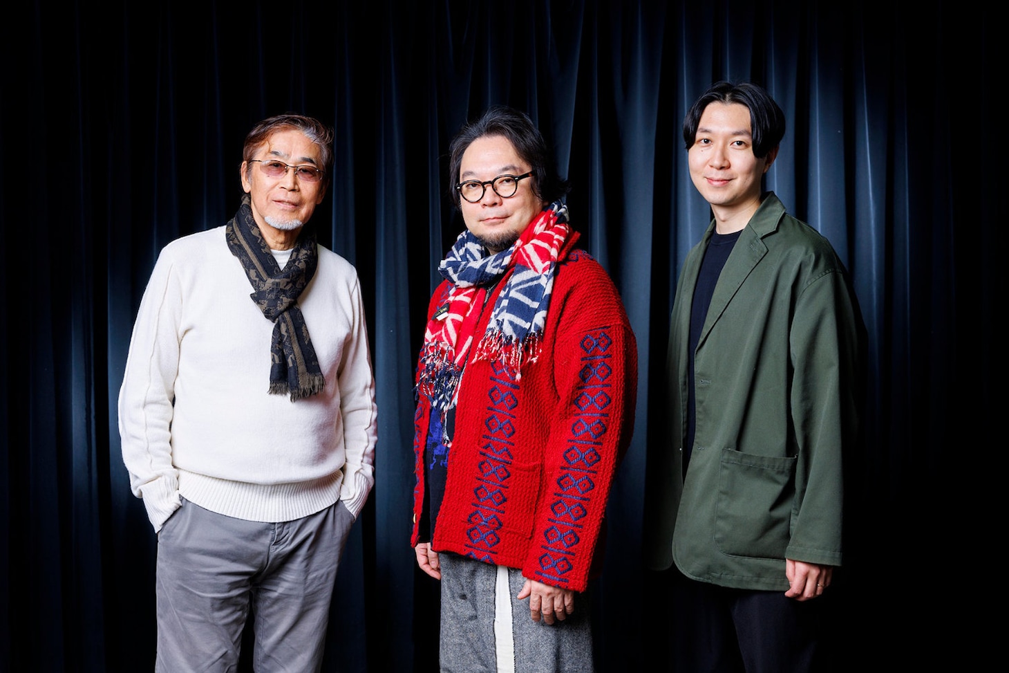 左から若松節朗、藤沢文翁、大原康明