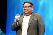 「映画ドラえもん 新・のび太の海底鬼岩城」完成披露試写会より、監督の矢嶋哲生