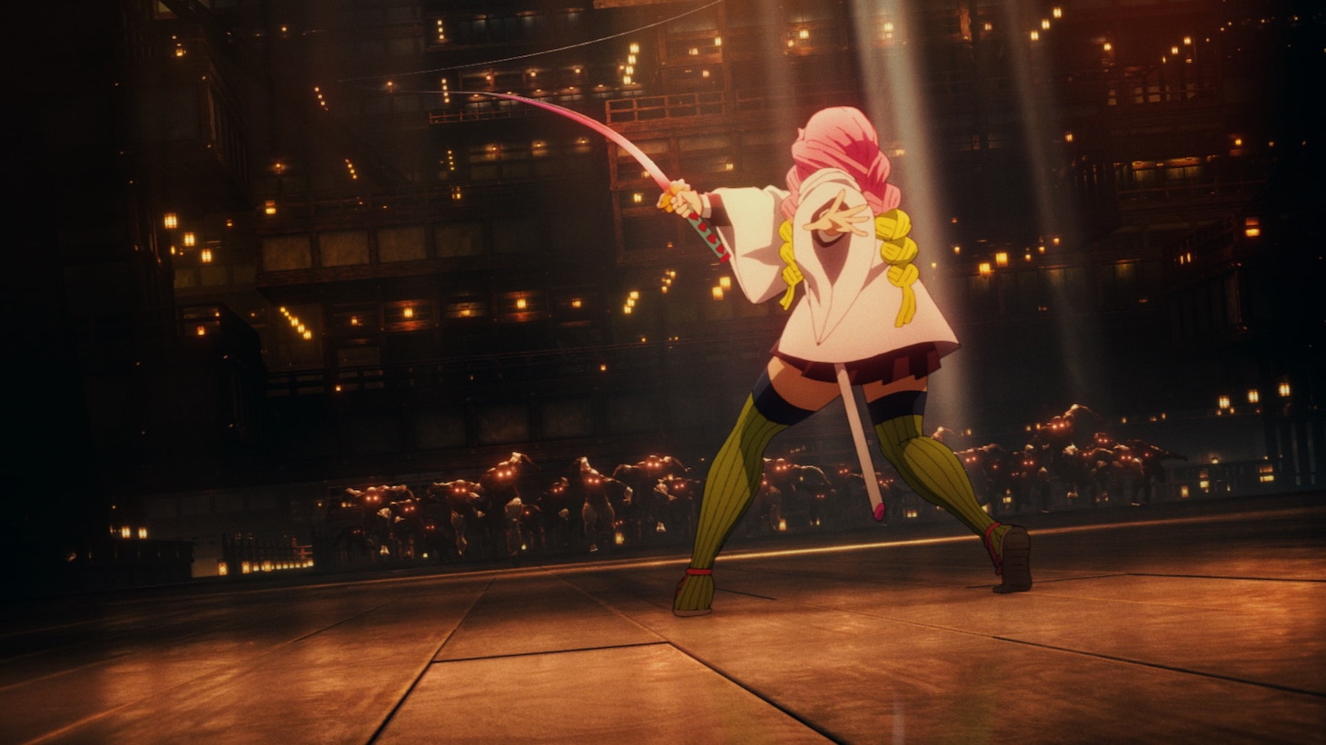 「劇場版『鬼滅の刃』無限城編 第一章 猗窩座再来」場面カット