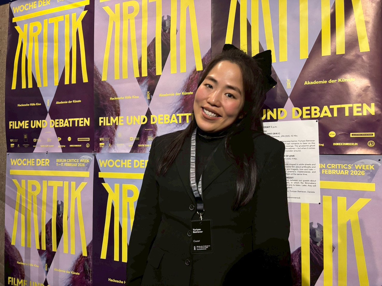 ドイツ現地時間2月14日、ベルリン批評家週間で監督作「禍禍女」が上映されたゆりやんレトリィバァ