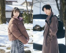 日台合作映画「星の音」でダブル主演を務める田牧そら（左）、ハンク・ワン（右）