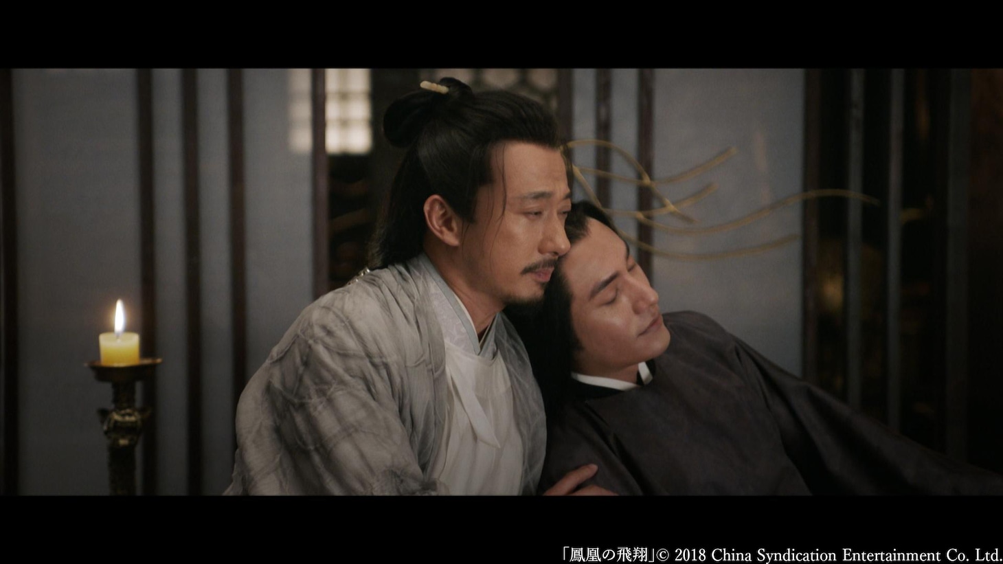 寧弈の参謀・辛子硯（左）。演じたのは中国ドラマ「ミーユエ 王朝を照らす月」のチャオ・リーシン（趙立新）