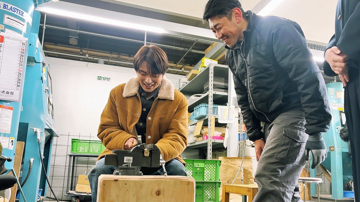 「美しい日本に出会う旅」2月25日放送回より、富山県を訪れた白洲迅