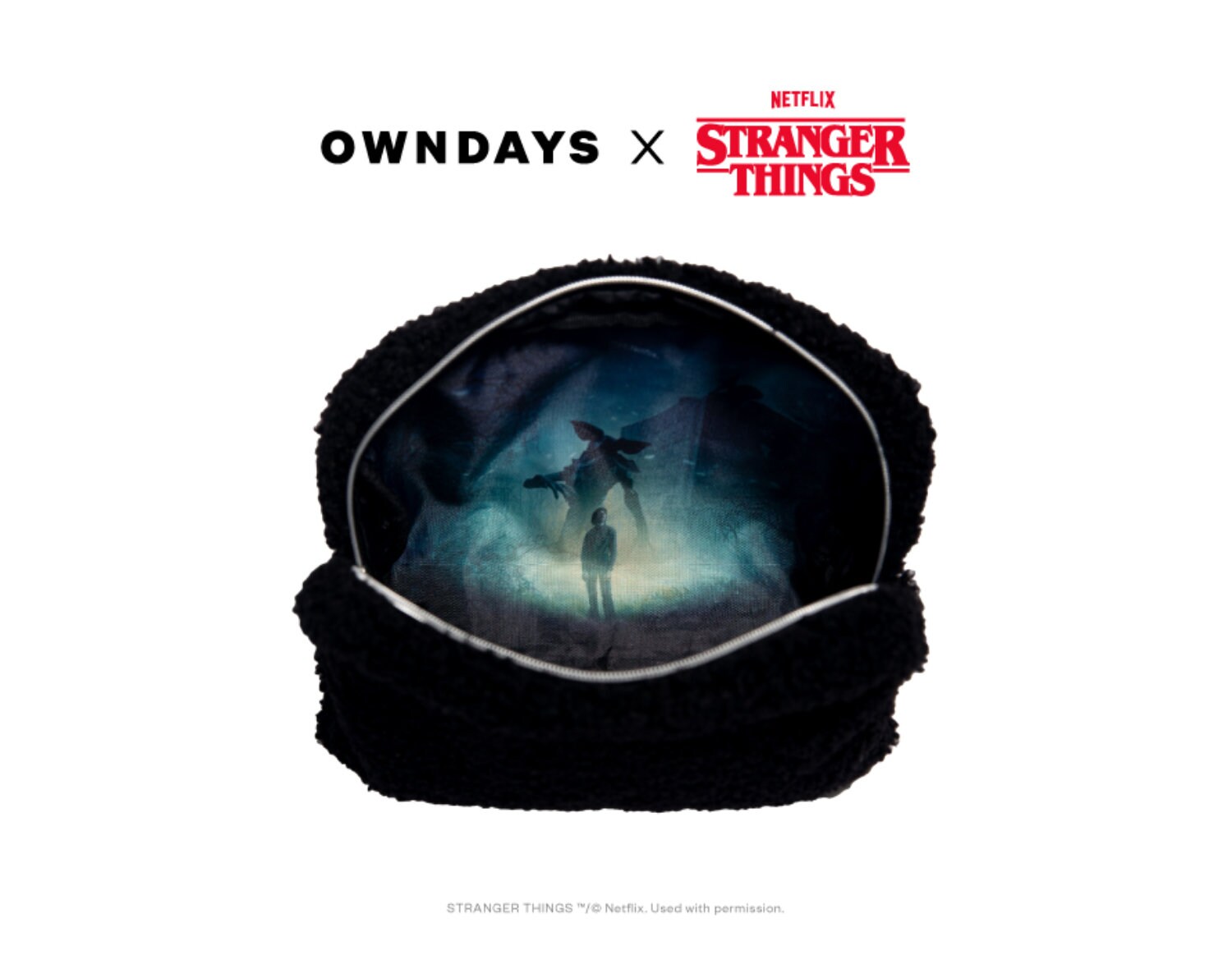 ストレンジャーシングス　フリースポーチ　メガネクロス　セット OWNDAYS × STRANGER THINGS オンラインストアで即完売したビンテージT