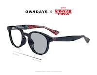 「OWNDAYS × Stranger Things」HAWKINS model（ブラック / 税込1万円）