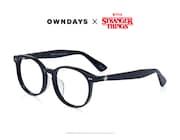 「OWNDAYS × Stranger Things」UPSIDE DOWN model（ブラック / 税込1万2000円）