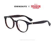 「OWNDAYS × Stranger Things」UPSIDE DOWN model（ブラウンデミ / 税込1万2000円）