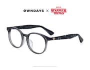 「OWNDAYS × Stranger Things」UPSIDE DOWN model（グレー / 税込1万2000円）