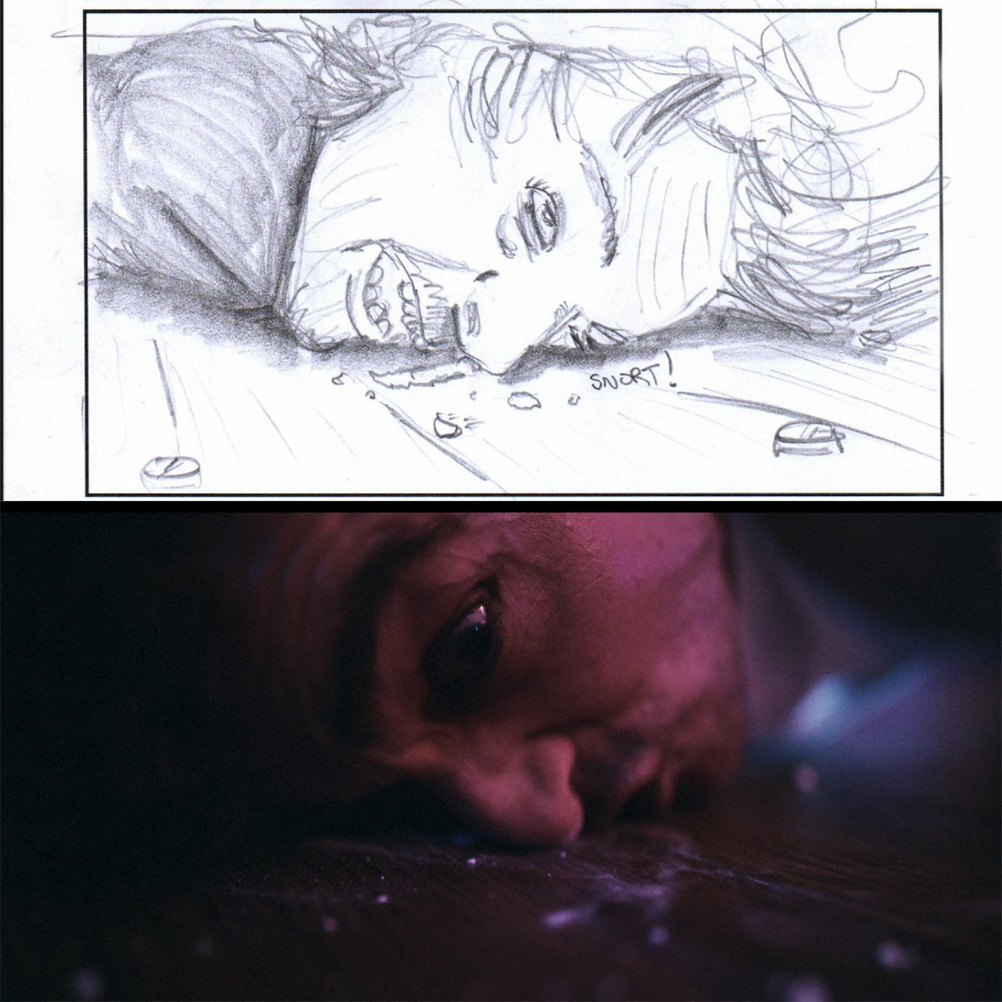 「トゥギャザー」監督のマイケル・シャンクスによる画コンテと本編画像