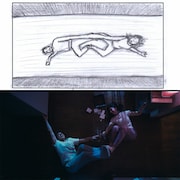 「トゥギャザー」監督のマイケル・シャンクスによる画コンテと本編画像