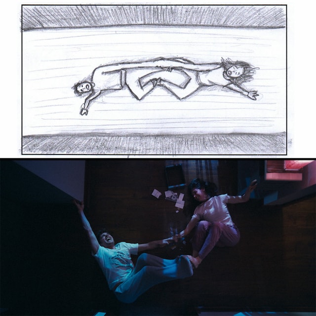 「トゥギャザー」監督のマイケル・シャンクスによる画コンテと本編画像