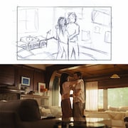 「トゥギャザー」監督のマイケル・シャンクスによる画コンテと本編画像