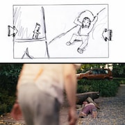 「トゥギャザー」監督のマイケル・シャンクスによる画コンテと本編画像