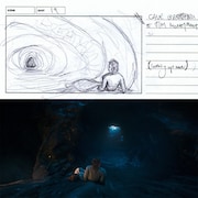 「トゥギャザー」監督のマイケル・シャンクスによる画コンテと本編画像