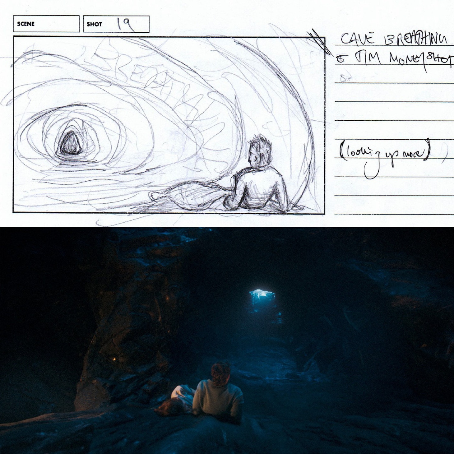 「トゥギャザー」監督のマイケル・シャンクスによる画コンテと本編画像