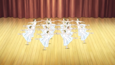 「パリに咲くエトワール」のバレエシーン