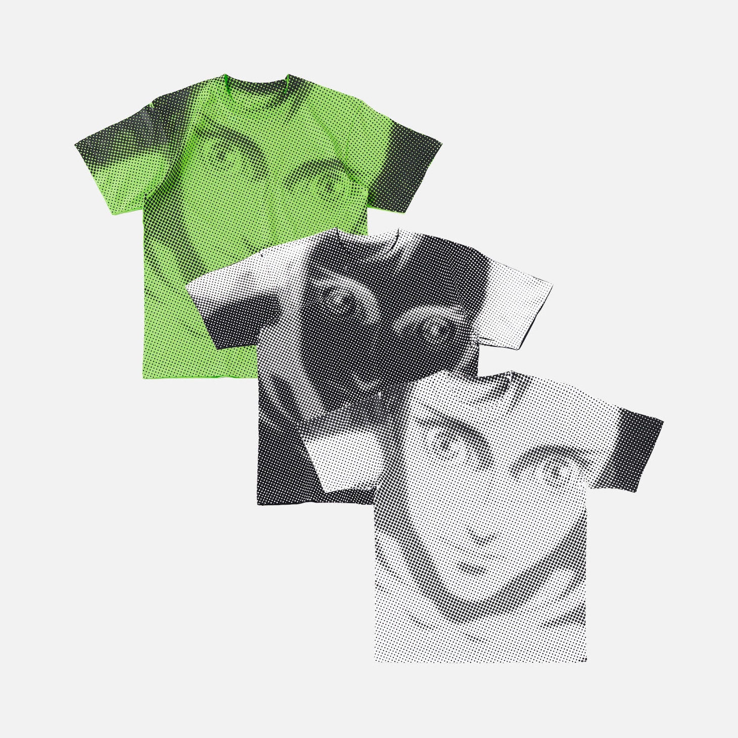 th products×攻殻機動隊 PIXEL OVERPRINT TEE / MOTOKO：税込 1万2100円